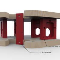  mpcnc xyz sandwitch support Ver. 2 - Thumbnail 2