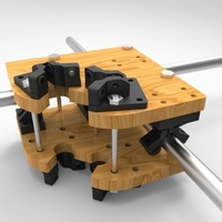 mpcnc xyz sandwitch support - Thumbnail 1