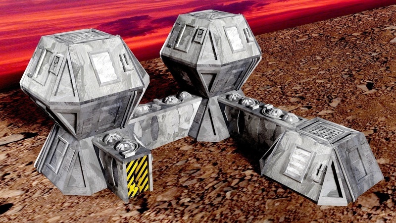 Modular Outpost WH40K scale