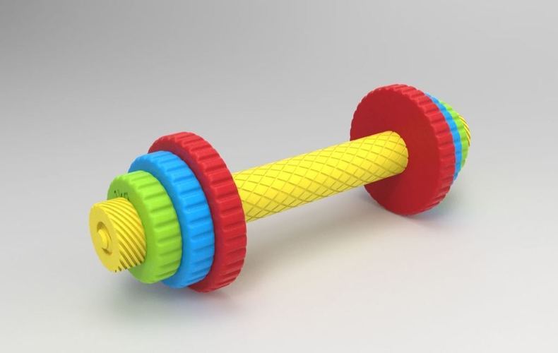 Children's toy dumbbell 3D Print 91081