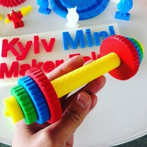 Children's toy dumbbell 3D Print 91085