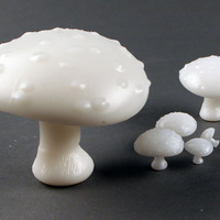 Small Forest Mushrooms 3D Printing 91097