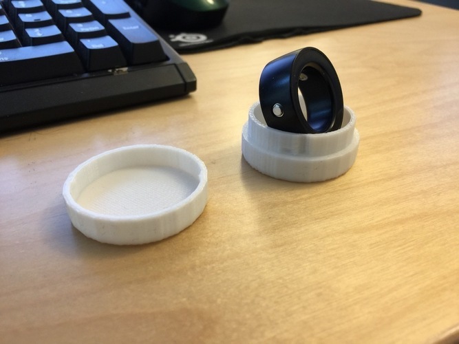 Ring ZERO container (M) 3D Print 91133