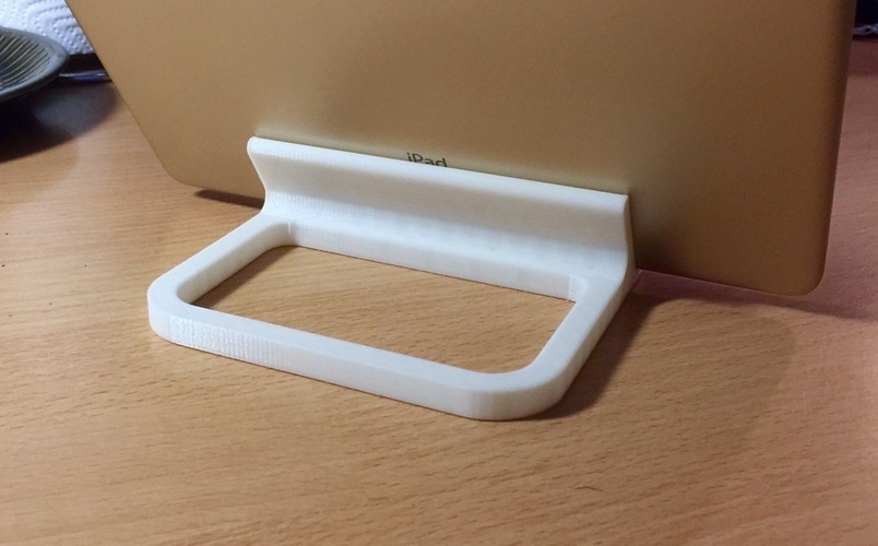 Simple iPad Pro Stand 3D Print 91137