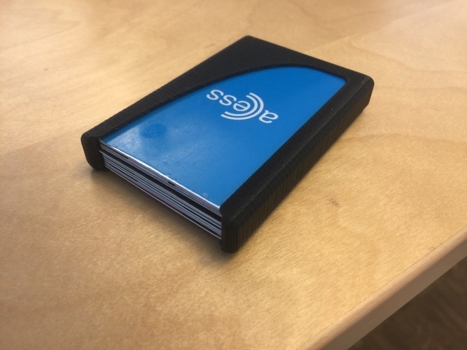 Yet another minimalistic card holder wallet 3D Print 91142