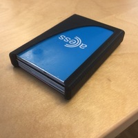 Small Yet another minimalistic card holder wallet 3D Printing 91142