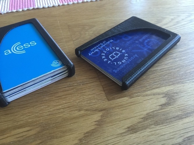 Yet another minimalistic card holder wallet 3D Print 91144