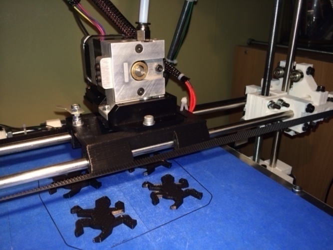 Mendel alternative x-carriage using LM8UU Linear Ball Bearings 3D Print 91155