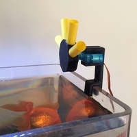 Small Small simple fish feeder 3D Printing 91158