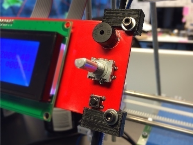 LCD holders for RepRapPro Huxley
