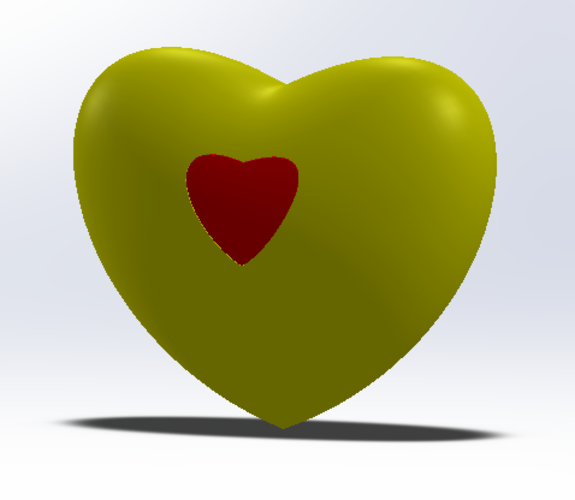 Heart-in-heart 3D Print 91217