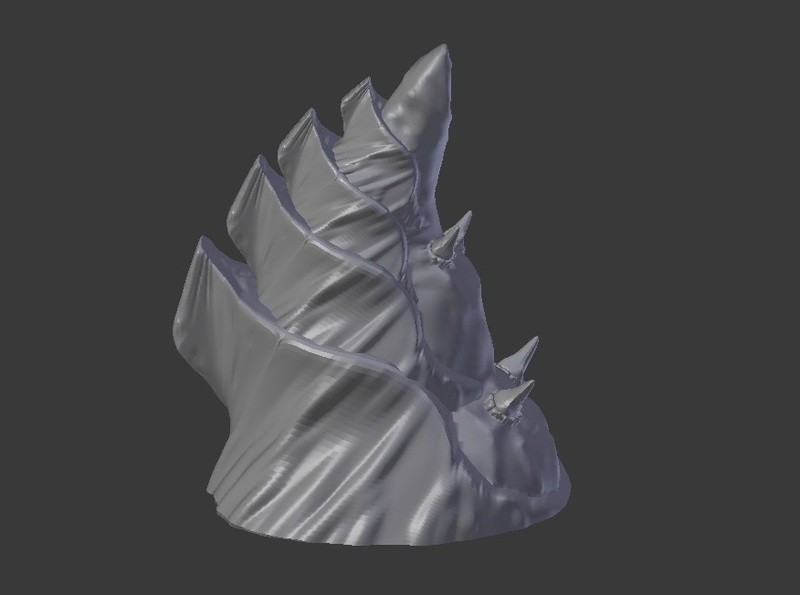 Tyranid Alien Spire WH40K scale