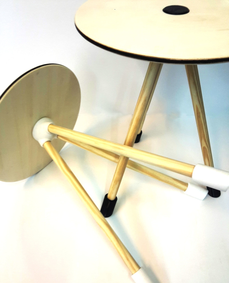 "invader" stool