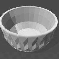 Low Poly Design Bowl - Thumbnail 2