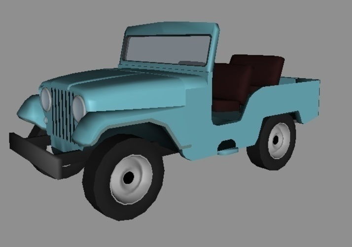 jeep ika argentino caja corta 3D Print 91351