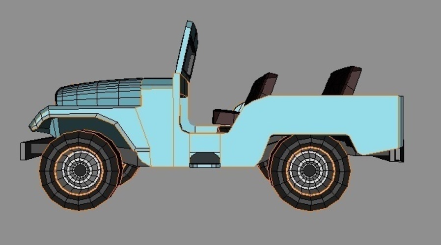 jeep ika argentino caja corta 3D Print 91352