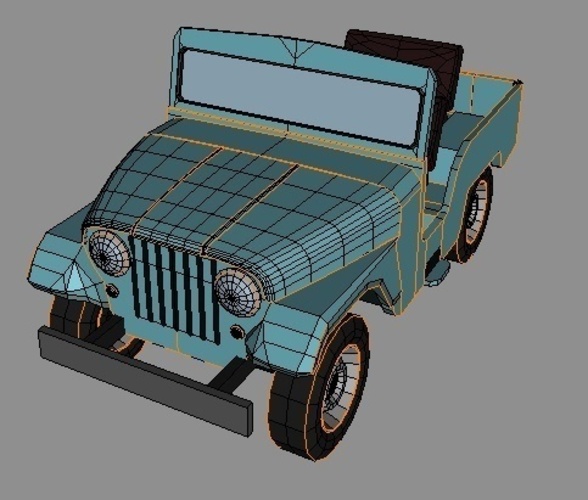 jeep ika argentino caja corta 3D Print 91353