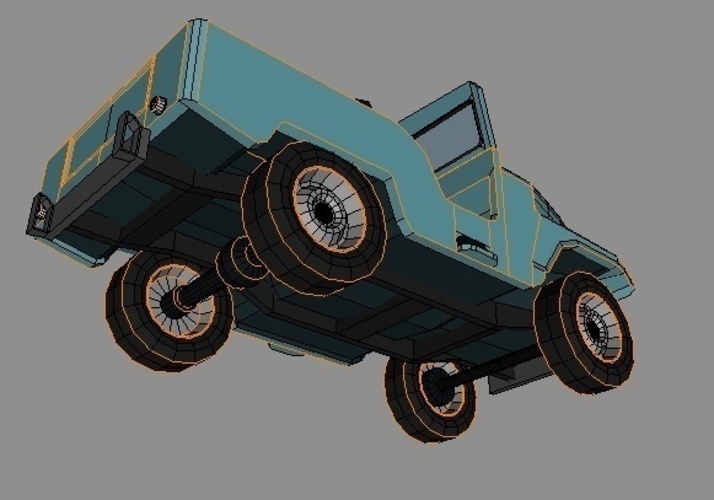 jeep ika argentino caja corta 3D Print 91354