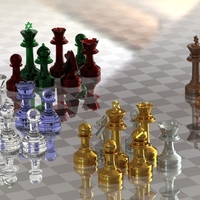 Small MILOSAURUS Staunton-inspired Star of David Chess Set 3D Printing 91379