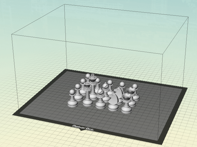 MILOSAURUS Staunton-inspired Star of David Chess Set 3D Print 91382