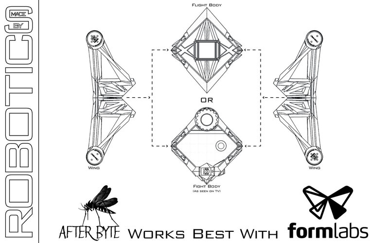 DRONE - AfterByte MINI 3D Print 91439