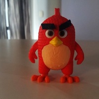 Angry Bird Red - 3dFactory - 3dPrintable - Thumbnail 4