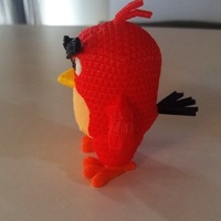 Angry Bird Red - 3dFactory - 3dPrintable - Thumbnail 5