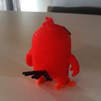 Angry Bird Red - 3dFactory - 3dPrintable - Thumbnail 6