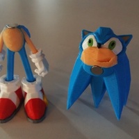Sonic - 3dPrint - 3dFactory 3dPrintable ZERO Support - Thumbnail 4