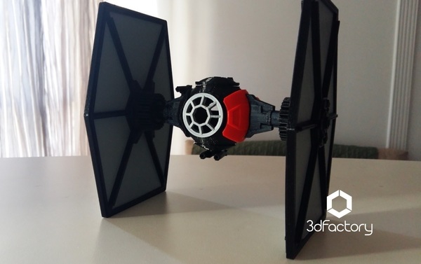 Medium Star Wars The Black Series  TIE Fighter 3dFactory Brasil 3D Printing 91537