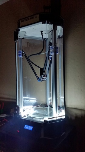 Rostock Max v2 Enclosure 3D Print 91591