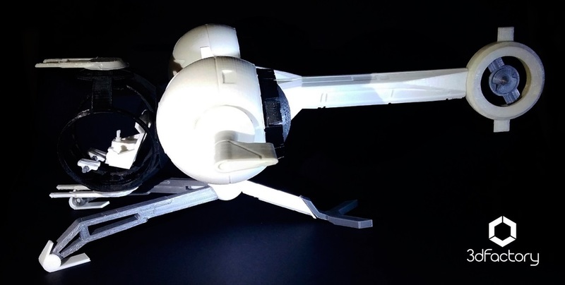 BubbleShip Oblivion 3dPrinted 3dFactory Brasil