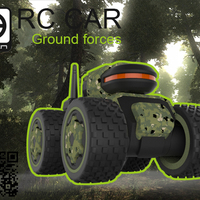 Small RC-CAR [ Only Wheel ] 3D Printing 91781