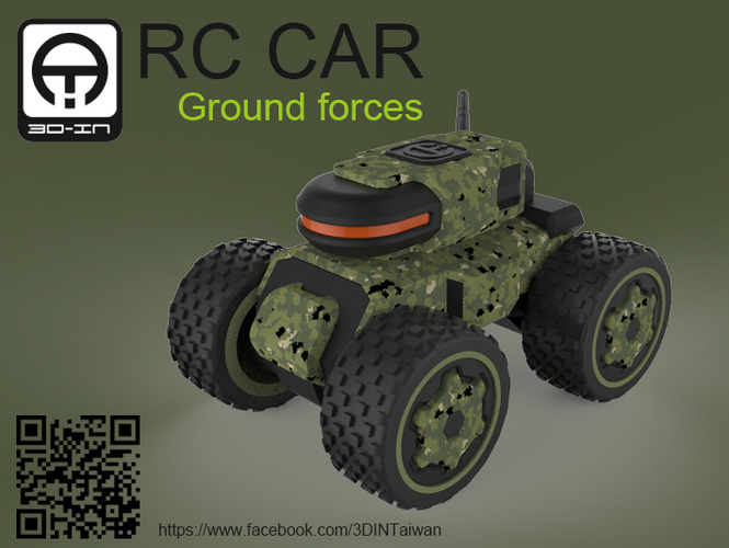 RC-CAR [ Only Wheel ] 3D Print 91782
