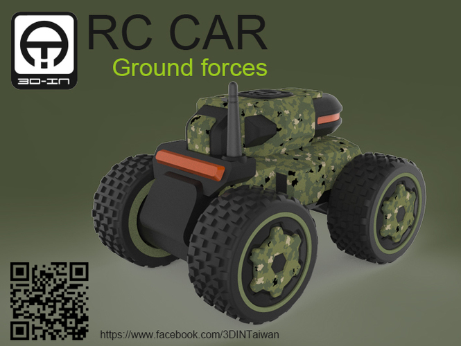 RC-CAR [ Only Wheel ] 3D Print 91783