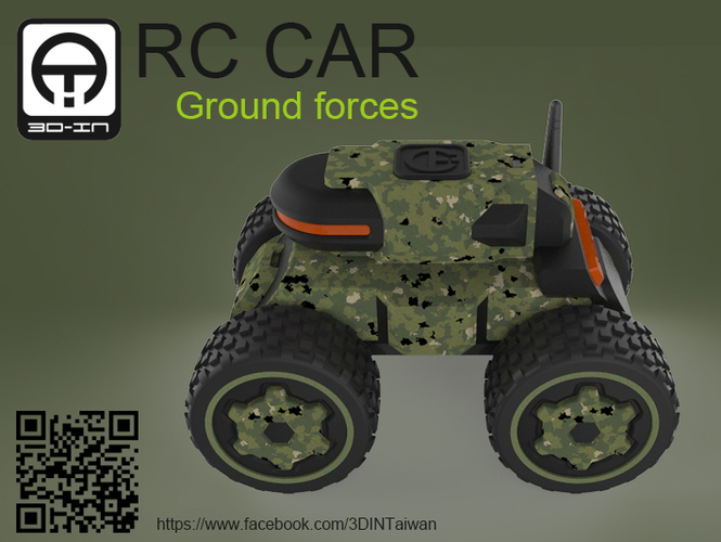 RC-CAR [ Only Wheel ] 3D Print 91784
