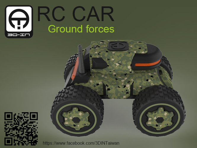 RC-CAR [ Only Wheel ] 3D Print 91785