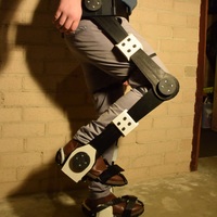 3D Printed Exoskeleton Legs & Feet - STL Files - Thumbnail 2