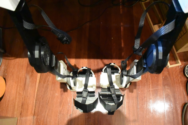 3D Printed Exoskeleton Legs & Feet - STL Files 3D Print 91809