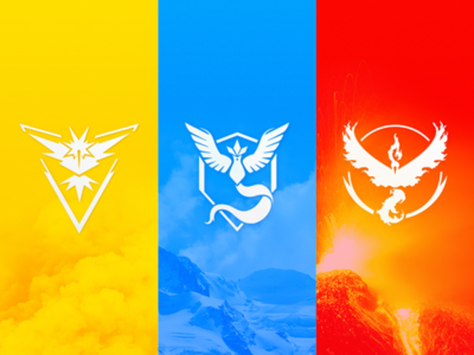 Pokemon Go Team Badges and Logos