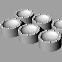 Chess and Checker Siamese Tiles - Thumbnail 1