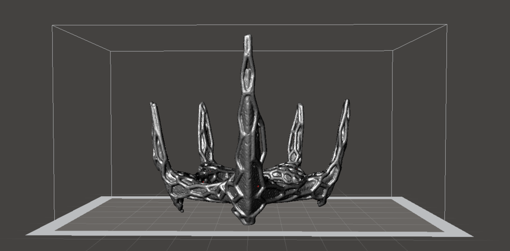 corrupted spike crown 3D Print 91873