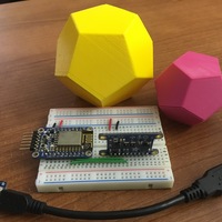 Small Renegade Dodecahedron Controller 3D Printing 91922