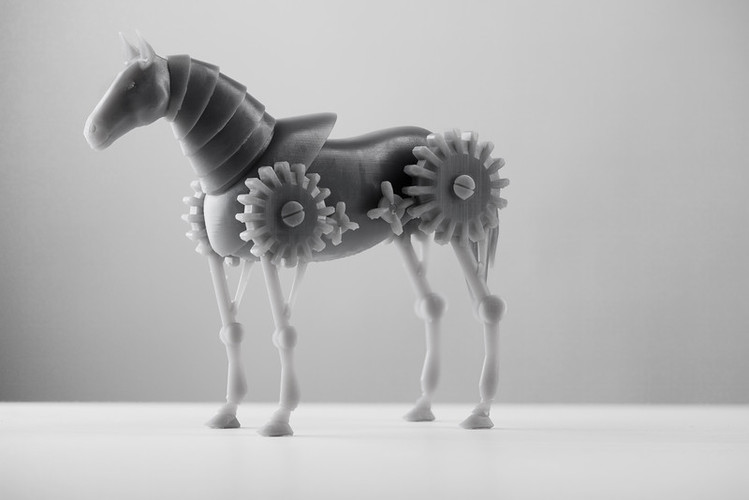 Geared Robotic Horse 3D Print 92082