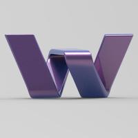 Small letter W 3D Printing 92176