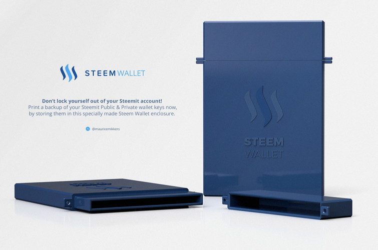 STEEM WALLET (STEEMIT.COM) 3D Print 92220