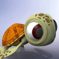 Small MY  TURTLE  LITTLE 3D Printing 92320