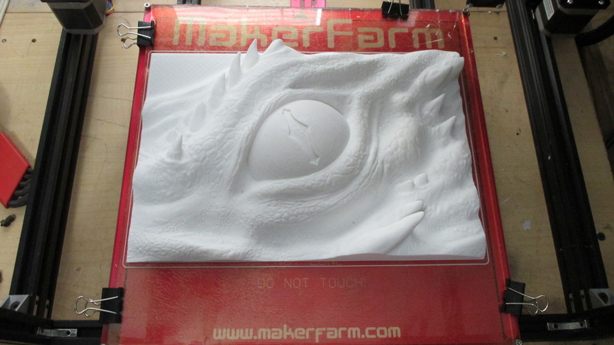 The Hobbit: Smaug's Eye -Low Resolution 3D Print 92338