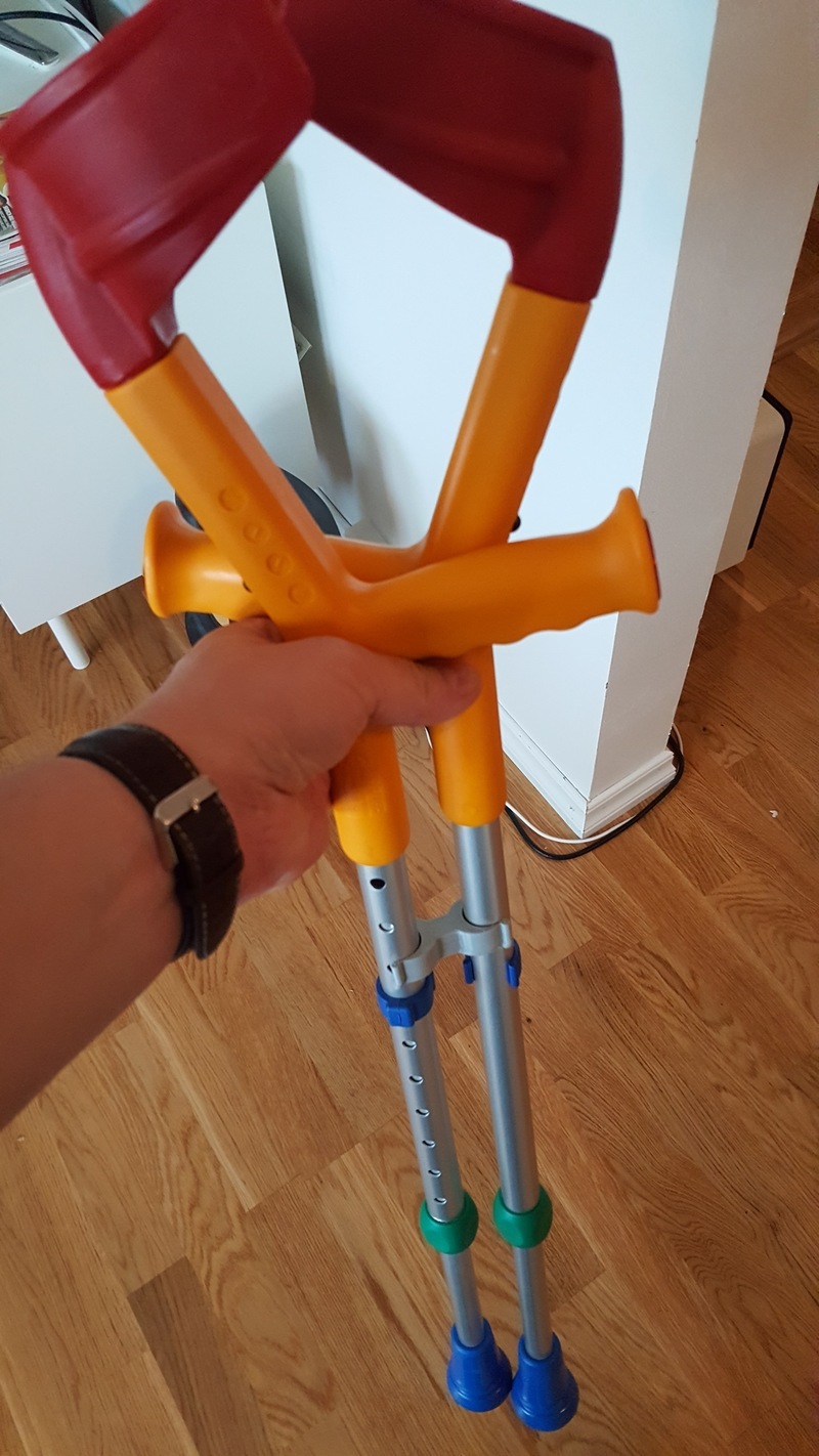Crutch holder 