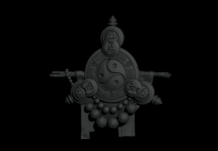 Diablo- Monk- Crest 3D Print 92394